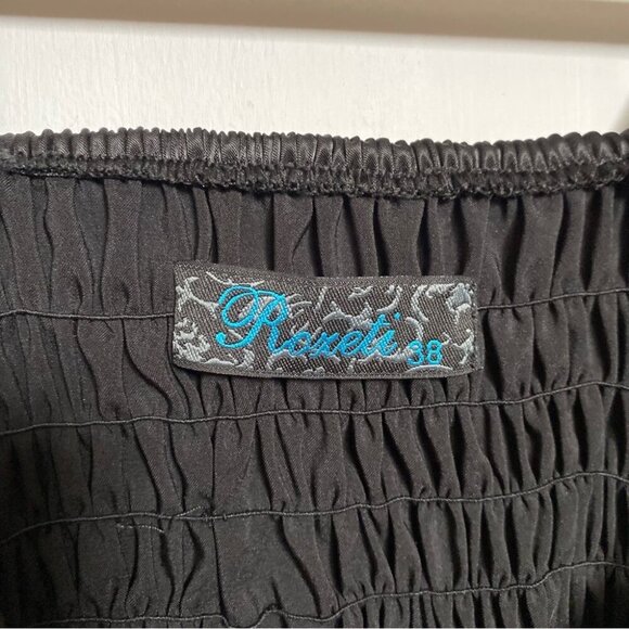 Rozeti Black and White Strappy Top with Bow Tuxedo - Picture 5 of 6